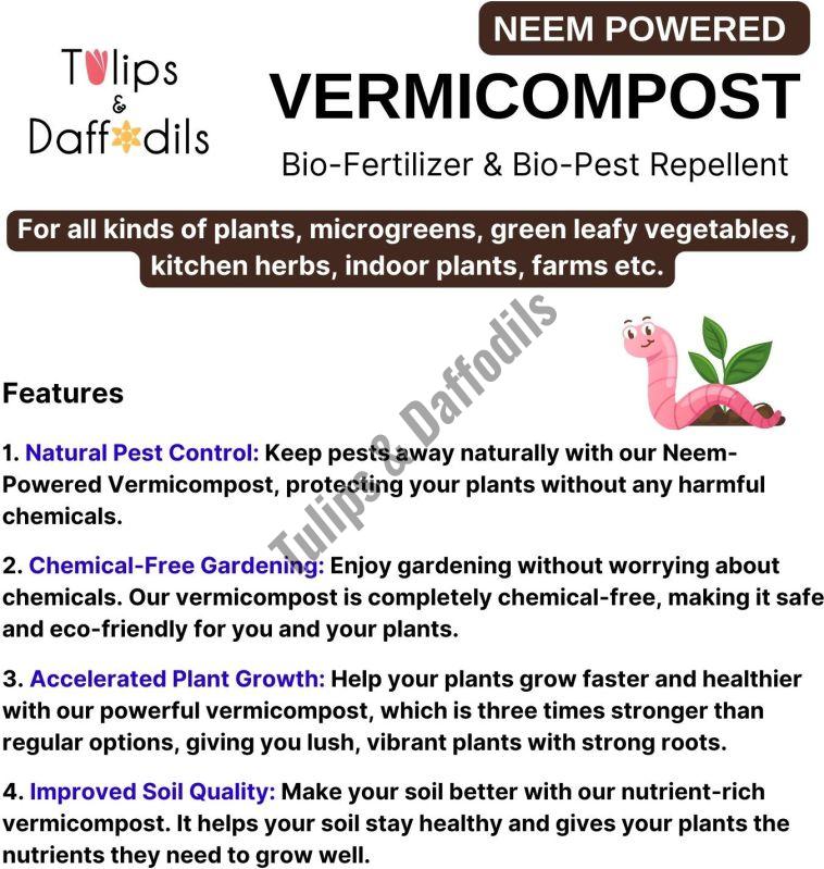 Neem Powered Vermicompost- Bulk Supply