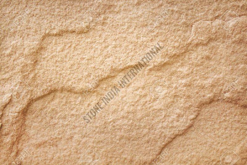 Rectangular Brown Sandstone, For Flooring, Wall, Pattern : Plain