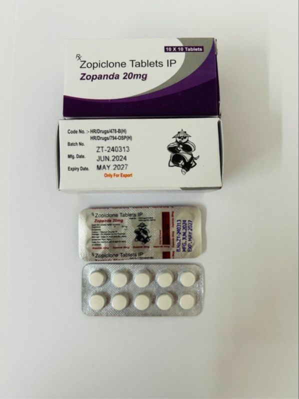 Zopanda 20mg Zopiclone Tablets