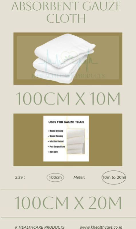 Cotton White Surgical Gauze