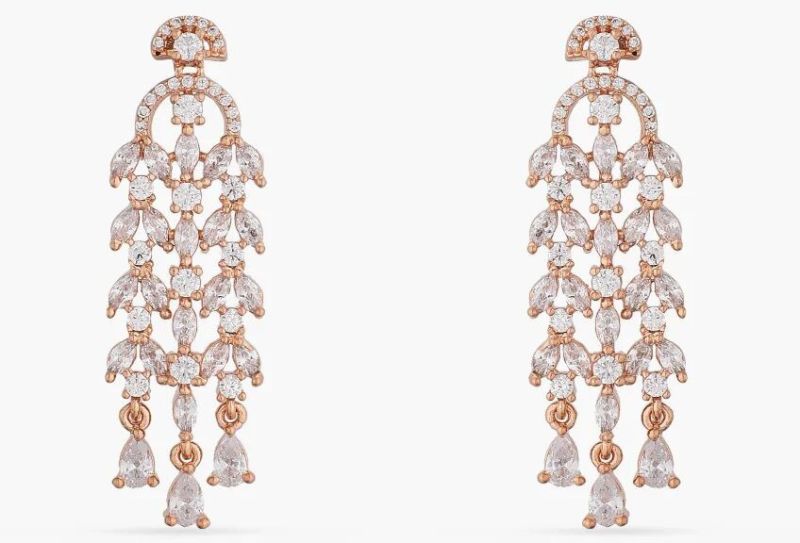 Eileen Chandelier Cz Earrings