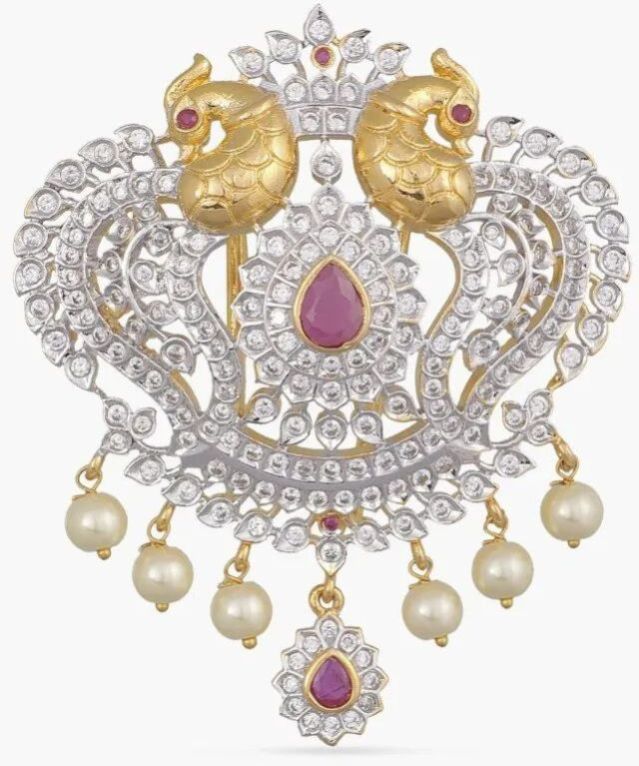 Vibha Nakshatra Cz Hair Brooch