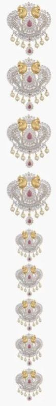 Vibha Nakshatra Cz Hair Brooch