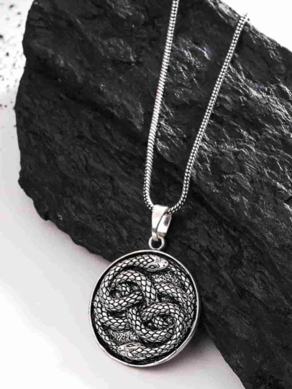 Snake Charm Pendant For Men