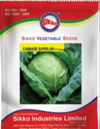 Cabbage SUPER-350 (F1 Hybrid) (cabbage Seeds)