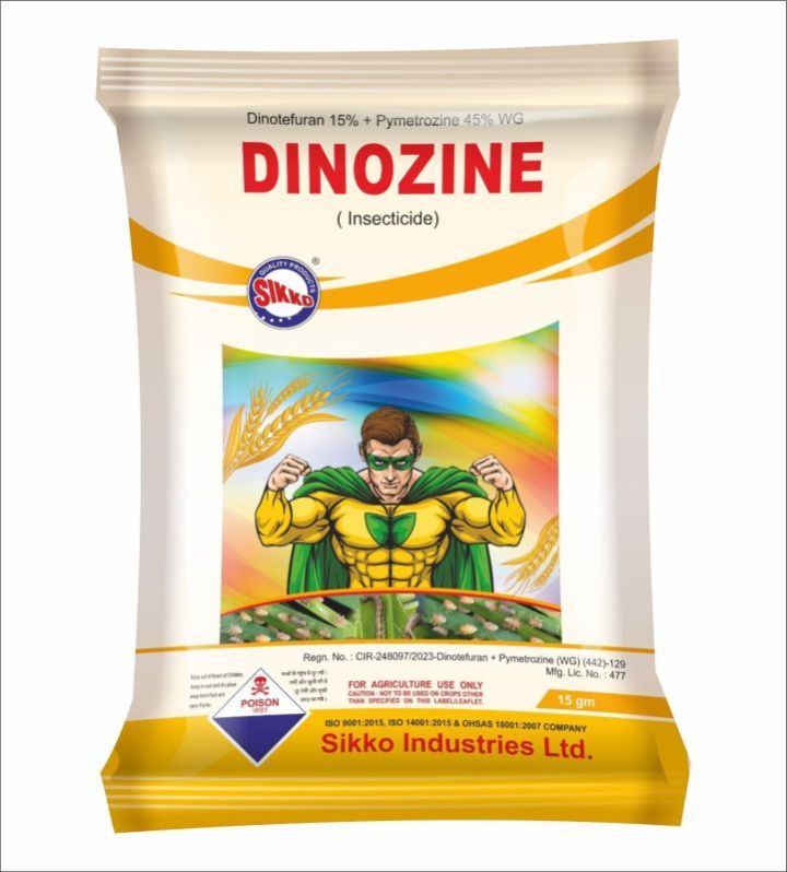 Dinotefuran 15% + Pymeprozine 45% Wg (pesticide)