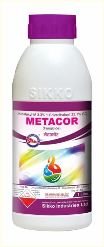 Metalaxyl-m 3.3% + Chlorothalonil 33.1% Sc (fungicide)