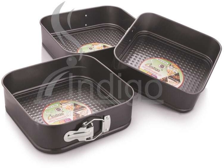 Adjustable 3 Piece Square Cake Pan Set