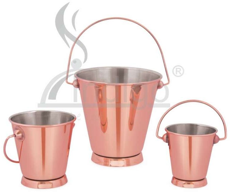 SS Serving Bucket Copper Base