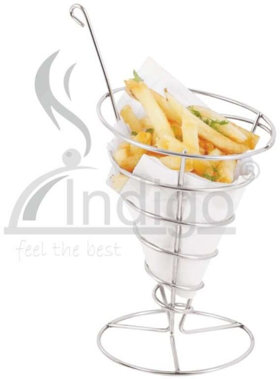 SS Serving Cone Basket