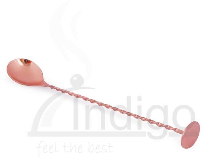 SS Bar Coin Tail Copper Plated Spoon