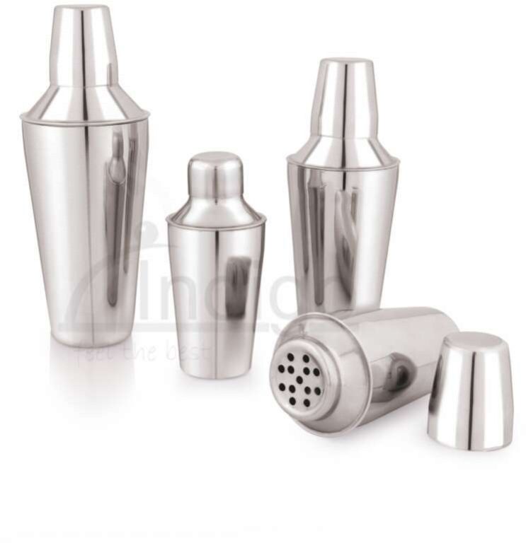 SS  Cocktail Regular  Shaker 3 Piece