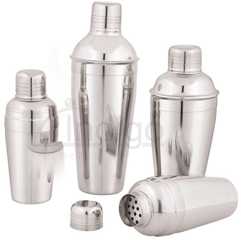 SS Cocktail Shaker Deluxe In Cross Design