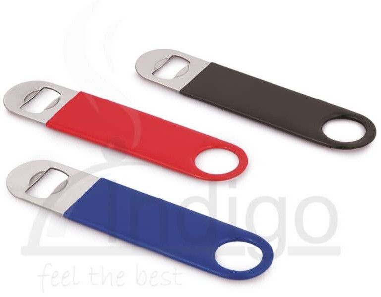 SS Flat Bottle Opener Vinyl Coated