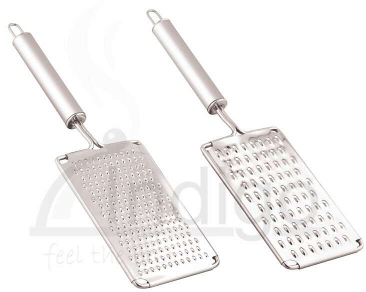 SS Grater Pipe Hdl Big Hole & Small Hole