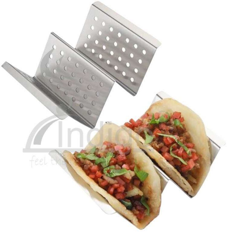 Perforated SS Taco Holder
