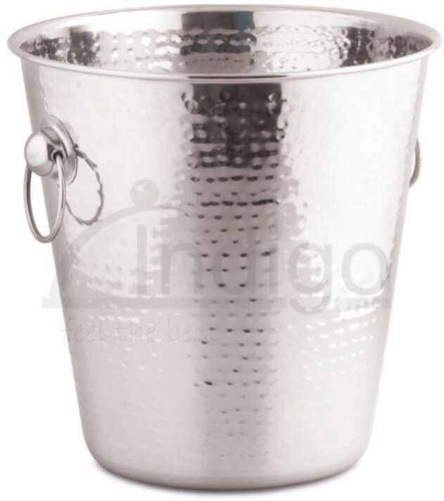 Wine Hammered Bucket