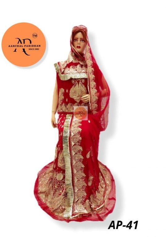 Aanchal Paridhan Rajasthani Rajputi Pure Poshak (Red)