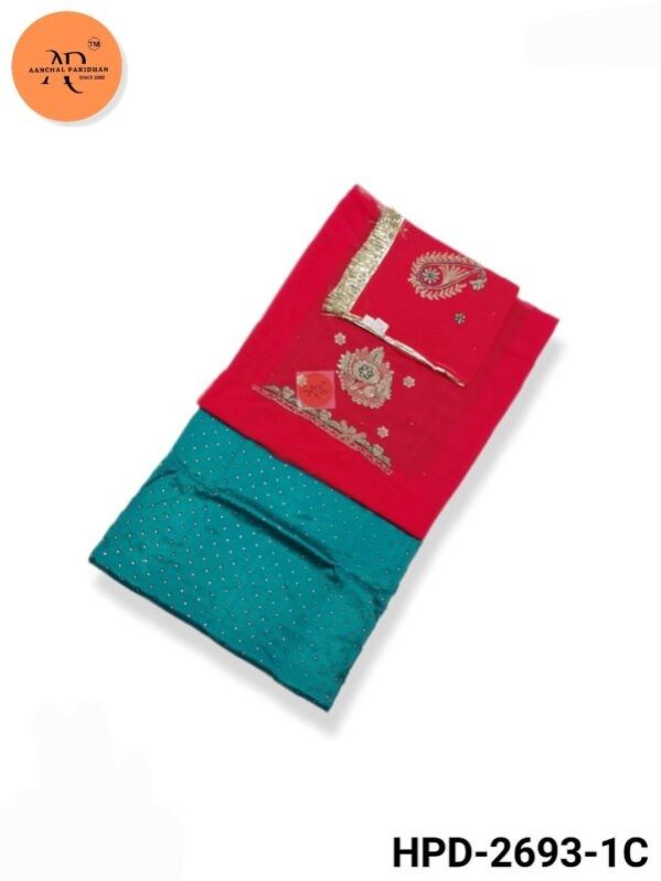 Rajasthani Rajputi Half Pure Suit Hpd 2693