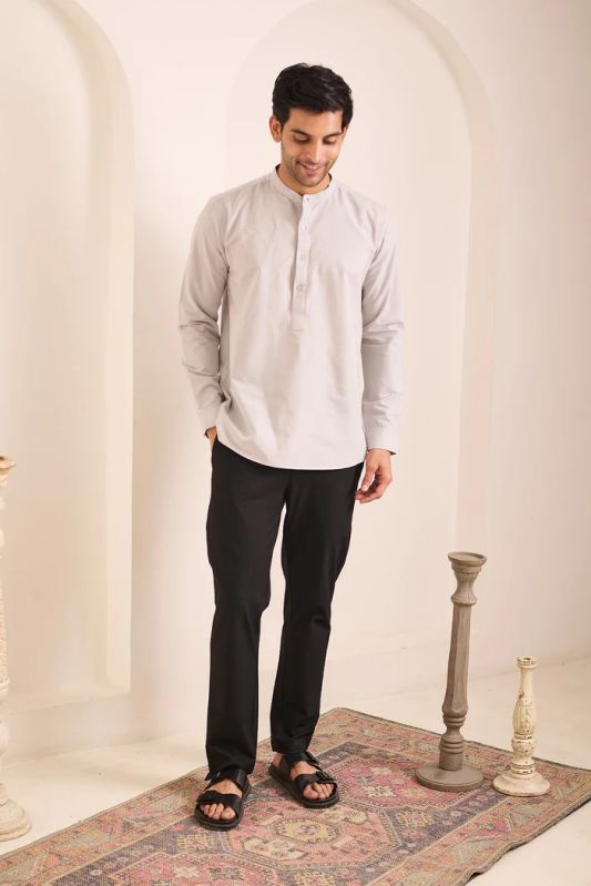 Light Grey Modern Kurta