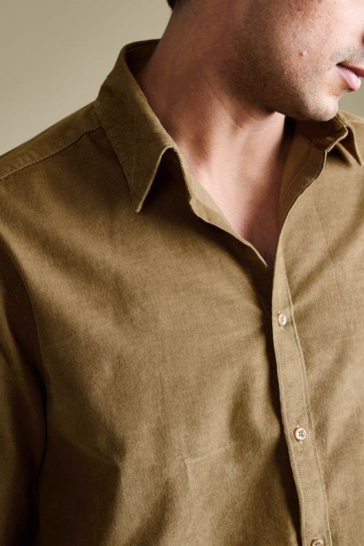 Brown Corduroy Shirt