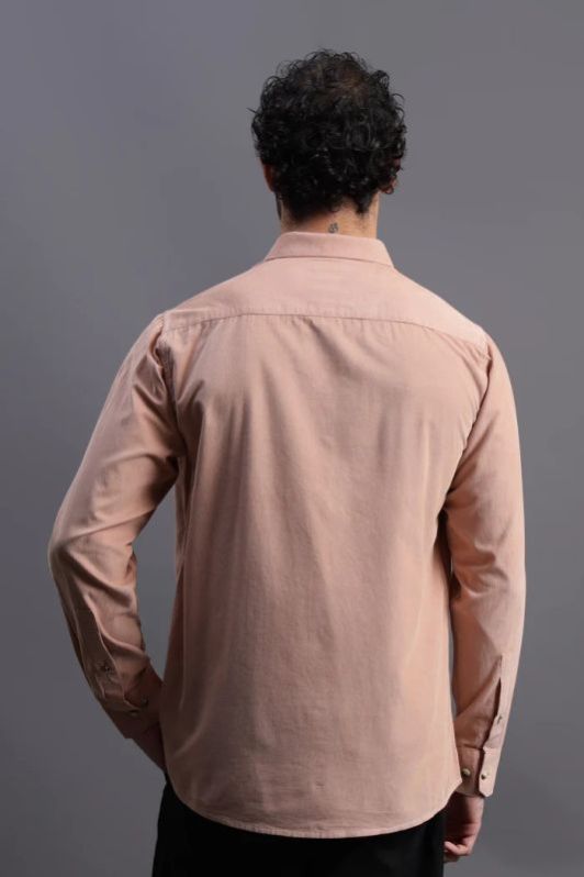 Apricot Pink Corduroy Shirt