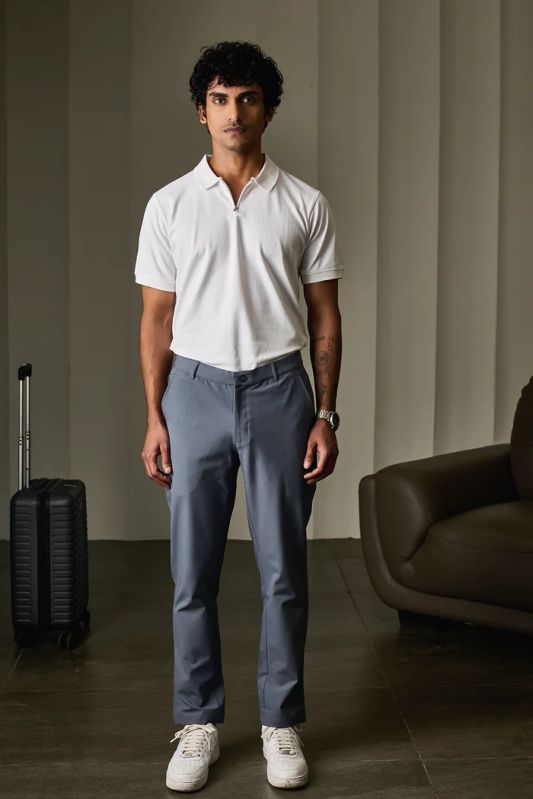 Steel Grey Business Travel Pant