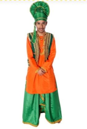 Bhangra Dance Costume For Boys