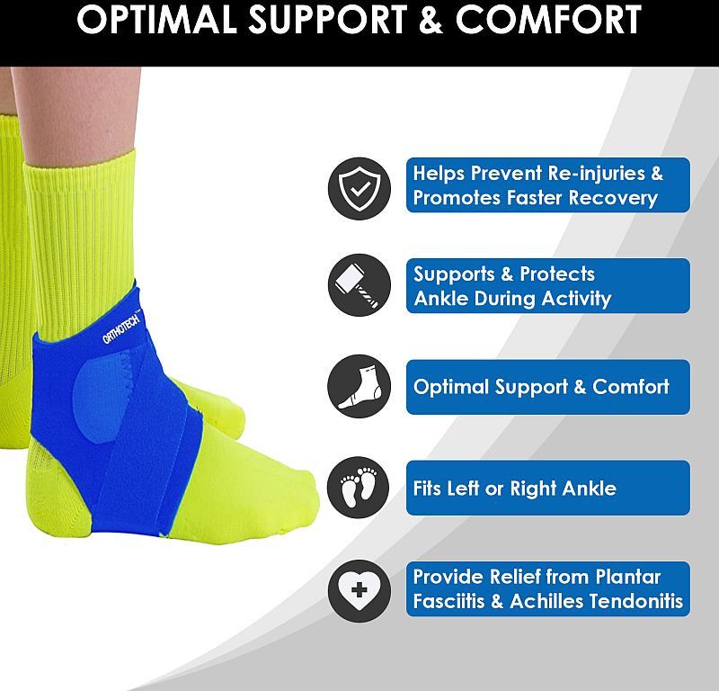 Blue Orthotech Ankle Support