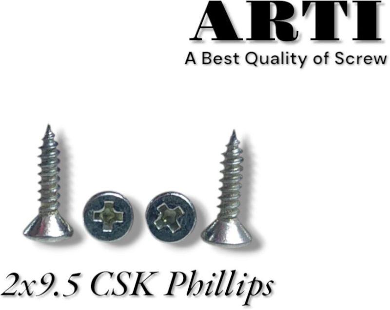 2x9.5 Csk Phillips Self Tapping Screw