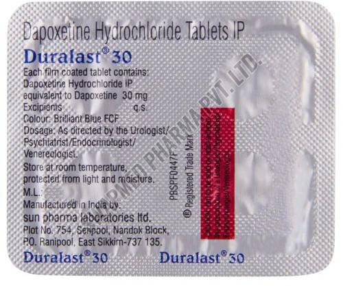 30mg Duralast Tablets