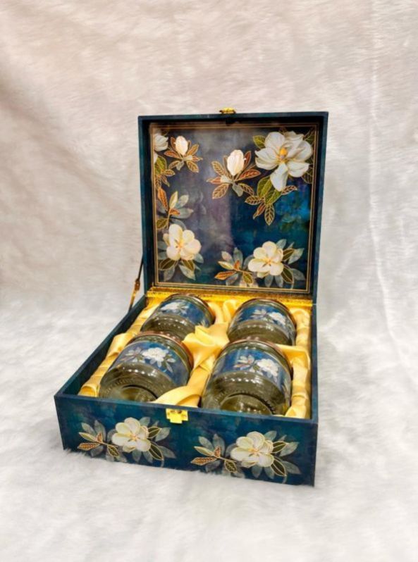 Decorative Wooden Jar Box