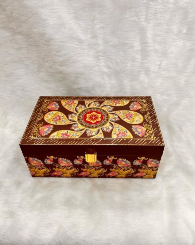 Decorative Wooden Jar Box