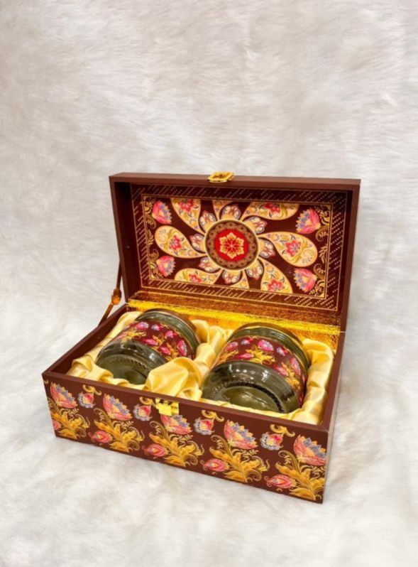 Decorative Wooden Jar Box