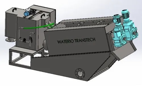 Semi Automatic Dewatering Screw Press Machine