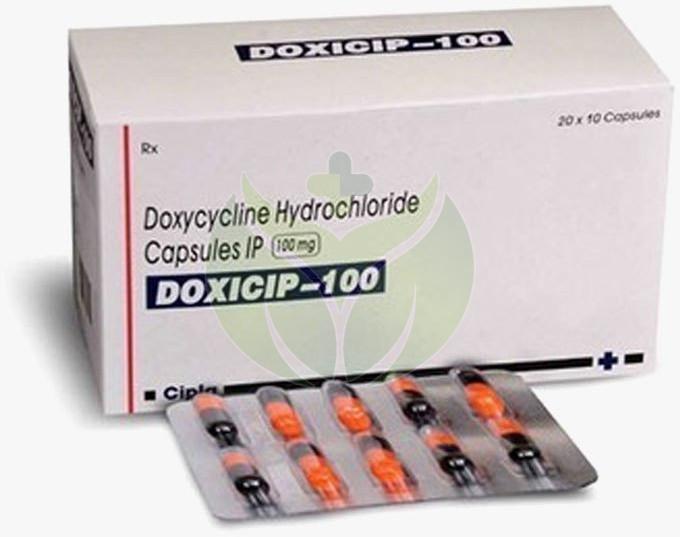 100mg Doxycycline Hydrochloride Capsules