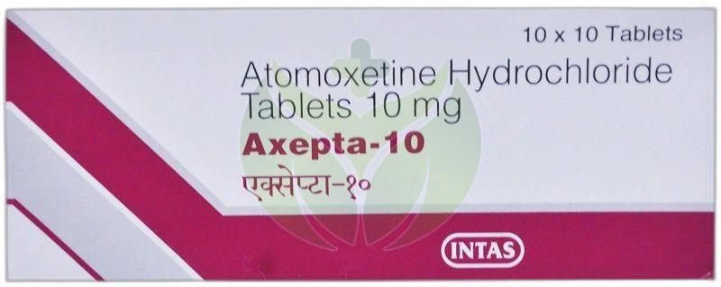 10mg Atomoxetine Hydrochloride Tablets