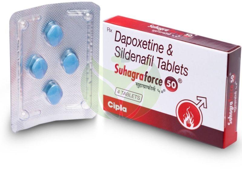 50mg Dapoxetine & Sildenafil Tablets