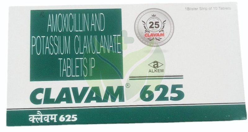 625mg Amoxicillin Potassium Clavulanate Tablets