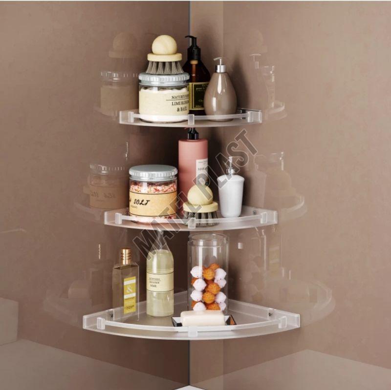 Plastic Bathroom Corner Shelf