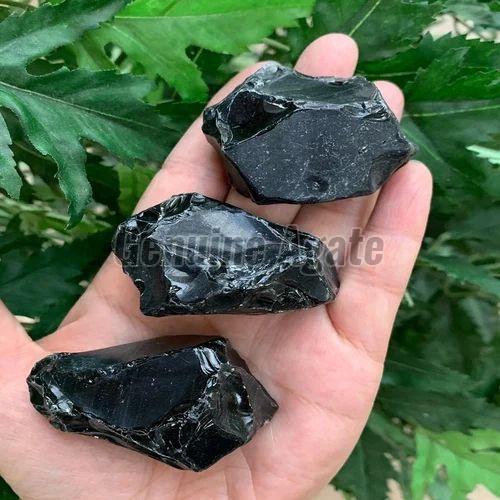 Black Tourmaline Rough Stone