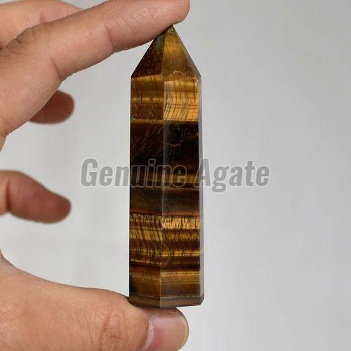 Tiger Eye Healing Wand