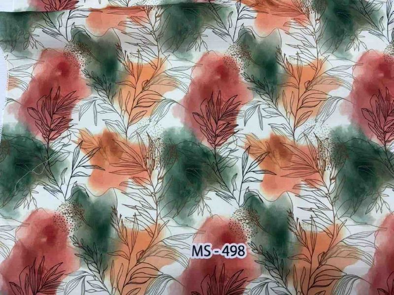 Floral Print Cotton Cambric Fabric