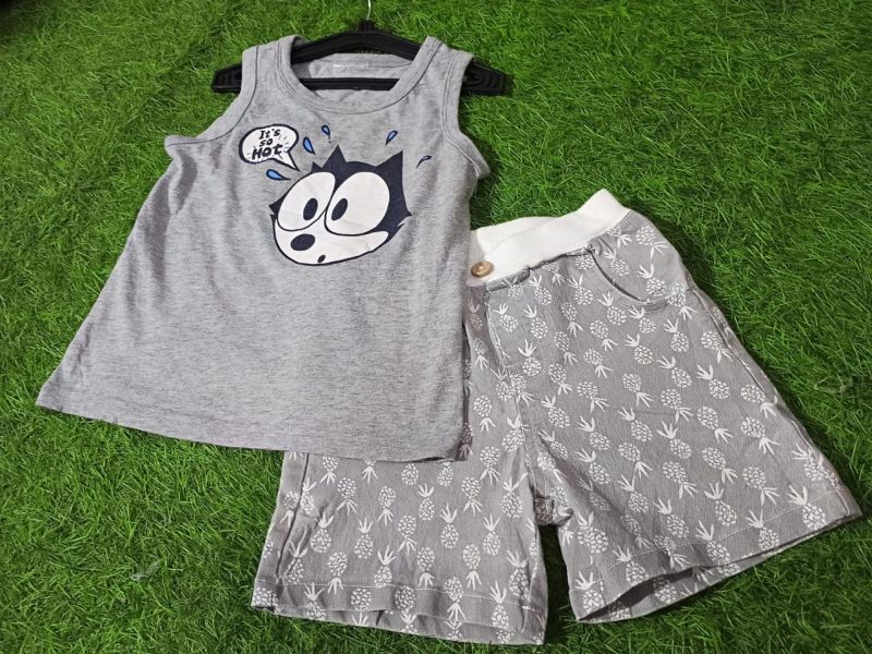 Boys Half Sleeves T Shirt Shorts Set