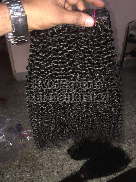 Virgin Organic Curly Hair Extensions, Length : 10-20Inch