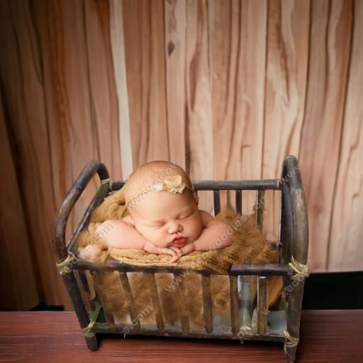 Portable Lightweight Newborn Photography Prop Kids Cradle Basket