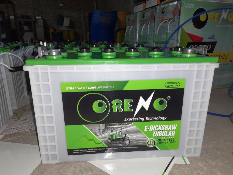 Oreno 150Ah E Rickshaw Tubular Battery