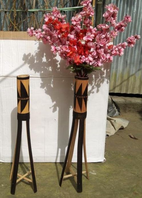 Bamboo Floor Vase