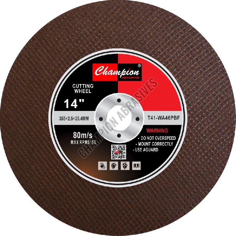 14 Inch Brown Two Net Cutting Wheel