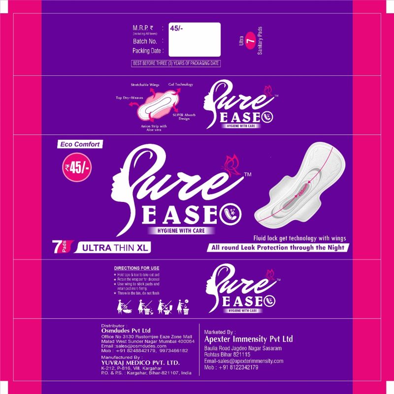 Sanitary Napkin Pad